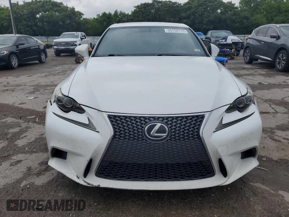 2014 Lexus IS 350 z VIN JTHBE1D23E5012325, wystawiony jako Copart lot #55750115 z przebiegiem Nie podano mil oraz Szkoda całkowita • Salvage title. Historia ofert i sprzedaży dostępna na DreamBid. Obrazek 5.