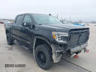 2021 GMC Sierra 1500 AT4 with VIN 3GTP9EED9MG298241, listed as a IAAI auction lot 41422308 with 90,052 mi miles. Bid and sale history available at carsss.com. Image 1.