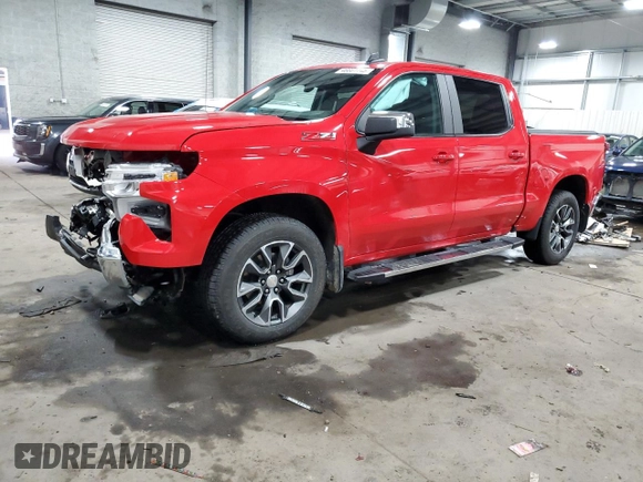 2022 Chevrolet Silverado 1500 LT with VIN 1GCUDDED9NZ609521, listed as a Copart auction lot 46601145 with 39,477 mi miles and Non Repairable. Bid and sale history available at DreamBid. Image 1.