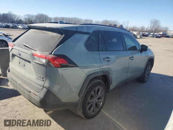 2023 Toyota RAV4 Hybrid XLE Premium with VIN 4T3B6RFV2PU133797, listed as a Copart auction lot 89367465 with 27,998 mi miles and Salvage Title. Bid and sale history available at carsss.com. Image 3.
