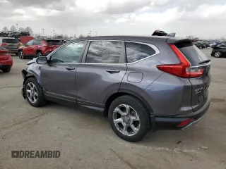 2018 Honda CR-V EX with VIN 7FARW1H51JE052272, listed as a Copart auction lot 49498945 with 61,324 mi miles and Salvage Title. Bid and sale history available at DreamBid. Image 2.