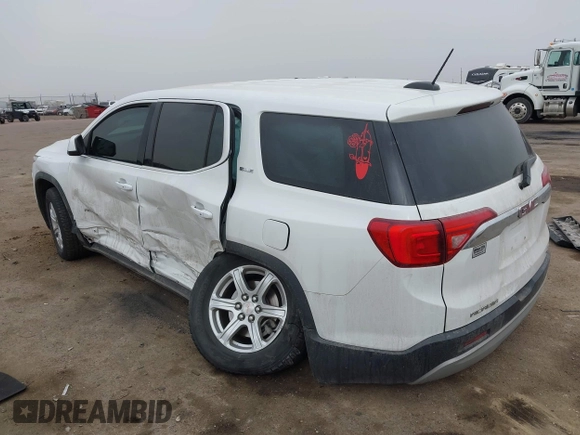 2017 GMC Acadia SLE with VIN 1GKKNRLA7HZ105178, listed as a IAAI auction lot 41814522 with 185,085 mi miles and . Bid and sale history available at DreamBid. Image 3.