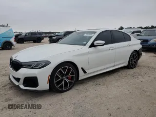 2023 BMW 5 Series 540i with VIN WBA53BJ01PWY06831, listed as a Copart auction lot 45845855 with 24,136 mi miles and Salvage title. Bid and sale history available at DreamBid. Image 1.