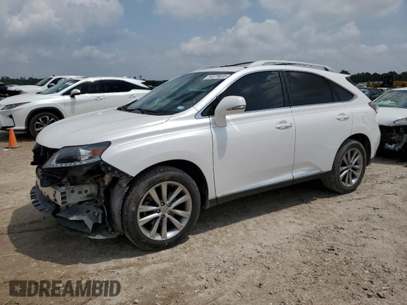 2013 Lexus RX 350 with VIN 2T2ZK1BA2DC097612, listed as a Copart auction lot 54579035 with 134,836 mi miles and Salvage title. Bid and sale history available at DreamBid. Image 1.