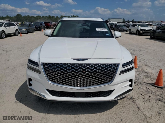 2021 Genesis GV80 Advanced + with VIN KMUHCESC8MU036450, listed as a Copart auction lot 72721564 with 42,643 mi miles and Salvage Title. Bid and sale history available at carsss.com. Image 5.