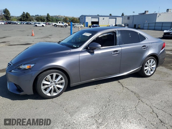 2016 Lexus IS 200t with VIN JTHBA1D26G5036939, listed as a Copart auction lot 58451515 with 84,049 mi miles and Salvage title. Bid and sale history available at DreamBid. Image 1.