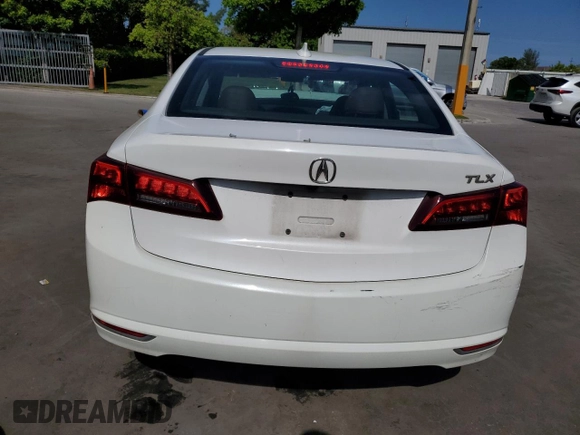 2016 Acura TLX V6 with VIN 19UUB2F37GA000219, listed as a Copart auction lot 59257515 with 119,093 mi miles and Salvage title. Bid and sale history available at DreamBid. Image 6.
