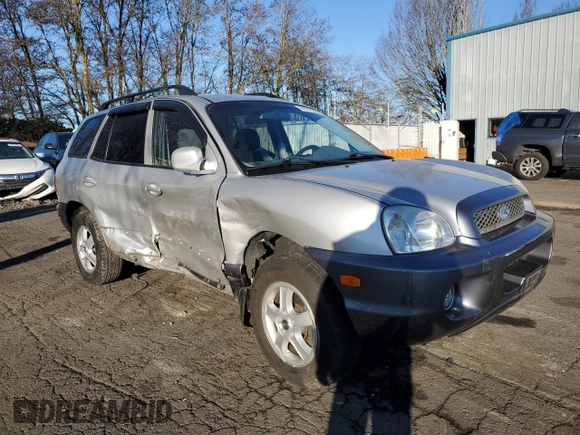 2003 Hyundai Santa Fe GLS with VIN KM8SC73D93U534436, listed as a Copart auction lot 44957605 with 123,519 mi miles and Salvage Title. Bid and sale history available at carsss.com. Image 4.