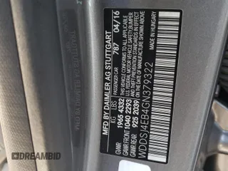 2016 Mercedes-Benz CLA 250 with VIN WDDSJ4EB4GN379322, listed as a Copart auction lot 66300223 with 93,634 mi miles and . Bid and sale history available at DreamBid. Image 13.