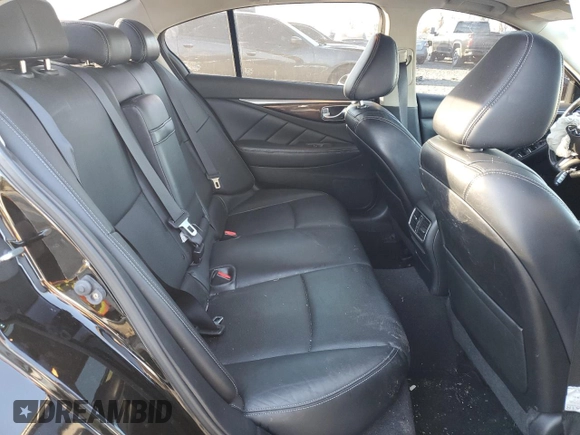 2014 Infiniti Q50 Premium with VIN JN1BV7AR9EM707892, listed as a Copart auction lot 82459294 with 144,387 mi miles and Salvage title. Bid and sale history available at DreamBid. Image 11.