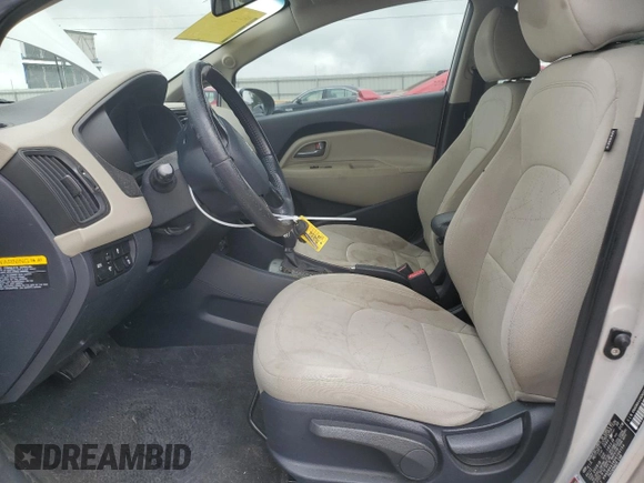 2013 Kia Rio EX with VIN KNADN4A34D6104154, listed as a Copart auction lot 60482575 with 125,976 mi miles and Salvage title. Bid and sale history available at DreamBid. Image 7.