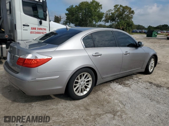 2010 Hyundai Genesis with VIN KMHGC4DE6AU096967, listed as a Copart auction lot 74145044 with 0 mi miles and Non Repairable. Bid and sale history available at carsss.com. Image 3.