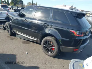 2020 Land Rover Range Rover Sport SE with VIN SALWG2SU5LA734268, listed as a IAAI auction lot 41420161 with 59,563 mi miles. Bid and sale history available at carsss.com. Image 3.