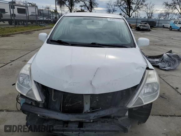 2007 Nissan Versa 1.8 S with VIN 3N1BC13E17L434652, listed as a Copart auction lot 43623295 with 109,793 mi miles and Salvage Title. Bid and sale history available at carsss.com. Image 5.