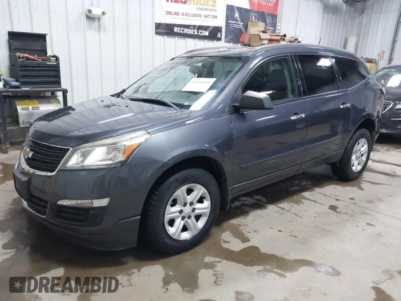2013 Chevrolet Traverse LS with VIN 1GNKVFED2DJ239436, listed as a IAAI auction lot 41116589 with 120,161 mi miles and . Bid and sale history available at DreamBid. Image 17.