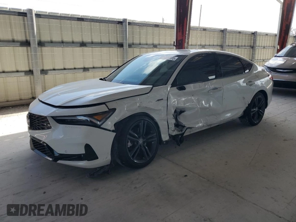 2024 Acura Integra Technology with VIN 19UDE4H62RA009214, listed as a Copart auction lot 52112185 with 21,728 mi miles and Salvage title. Bid and sale history available at DreamBid. Image 1.
