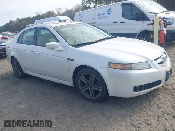 2005 Acura TL with VIN 19UUA66265A068218, listed as a IAAI auction lot 41903853 with 187,846 mi miles. Bid and sale history available at carsss.com. Image 1.