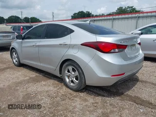 2015 Hyundai Elantra SE with VIN 5NPDH4AE9FH549073, listed as a IAAI auction lot 42113615 with 124,115 mi miles and . Bid and sale history available at DreamBid. Image 3.