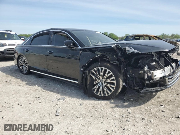 2019 Audi A8 L with VIN WAU8DAF88KN006268, listed as a Copart auction lot 54173805 with 0 mi miles and Clean Title. Bid and sale history available at carsss.com. Image 4.