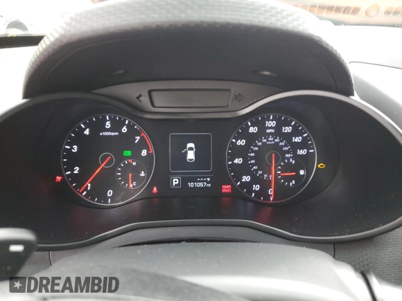 2016 Hyundai Veloster Turbo with VIN KMHTC6AE0GU299165, listed as a Copart auction lot 48708515 with 101,057 mi miles and Salvage title. Bid and sale history available at DreamBid. Image 9.