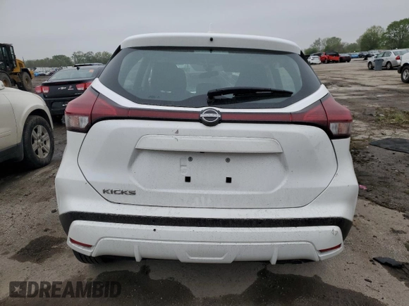 2023 Nissan Kicks S z VIN 3N1CP5BV2PL494540, wystawiony jako Copart lot #55068575 z przebiegiem 26 782 mil mil oraz Szkoda całkowita • Salvage title. Historia ofert i sprzedaży dostępna na DreamBid. Obrazek 6.