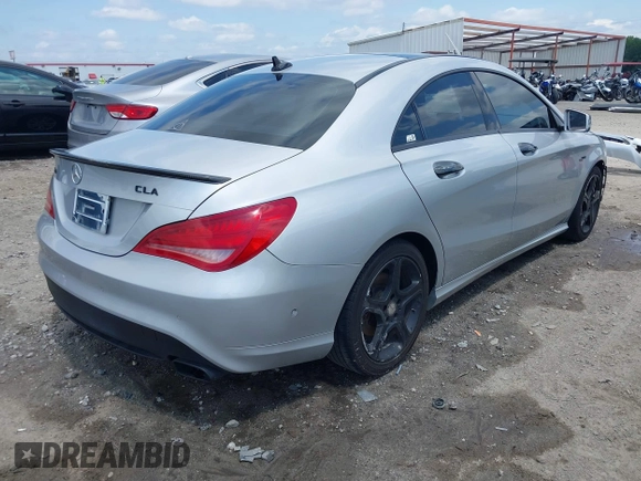 2014 Mercedes-Benz CLA 250 with VIN WDDSJ4EB2EN055850, listed as a IAAI auction lot 42475469 with 132,649 mi miles and . Bid and sale history available at DreamBid. Image 4.