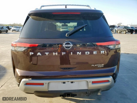 2022 Nissan Pathfinder Platinum with VIN 5N1DR3DK3NC264206, listed as a Copart auction lot 48926535 with 251,456 mi miles and Clean Title. Bid and sale history available at carsss.com. Image 6.