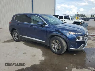2022 Hyundai Santa Fe SEL with VIN 5NMS24AJ3NH377026, listed as a Copart auction lot 52202505 with 33,051 mi miles and Salvage Title. Bid and sale history available at DreamBid. Image 4.