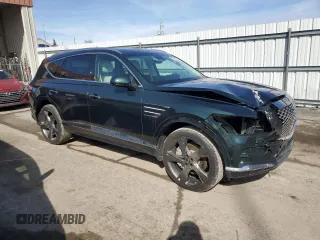 2022 Genesis GV80 z VIN KMUHBDSB7NU095835, wystawiony jako Copart lot #46337725 z przebiegiem 53 487 mil mil oraz Szkoda całkowita • Salvage title. Historia ofert i sprzedaży dostępna na DreamBid. Obrazek 4.