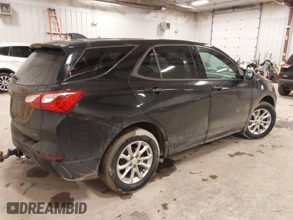 2019 Chevrolet Equinox LS with VIN 2GNAXSEV9K6121904, listed as a IAAI auction lot 41667121 with 141,598 mi miles and . Bid and sale history available at DreamBid. Image 4.