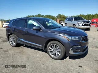 2020 Acura RDX w/Technology Pkg with VIN 5J8TC2H55LL013864, listed as a Copart auction lot 42448774 with 37,086 mi miles. Bid and sale history available at carsss.com. Image 4.