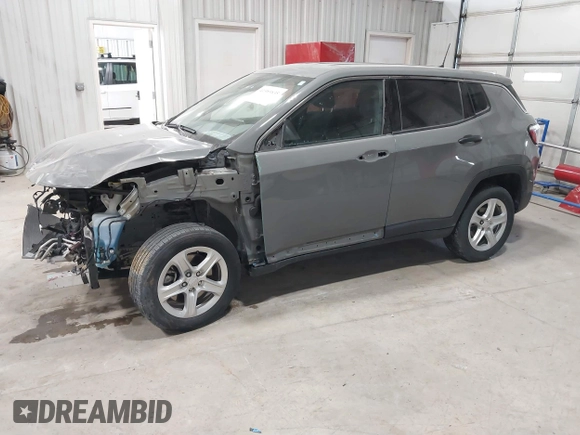 2024 Jeep Compass Sport с VIN 3C4NJDAN8RT580067, выставлен на аукционе IAAI как лот 41589835 с пробегом 29 014 миль миль и . История ставок и продаж доступна на DreamBid. Изображение 20.