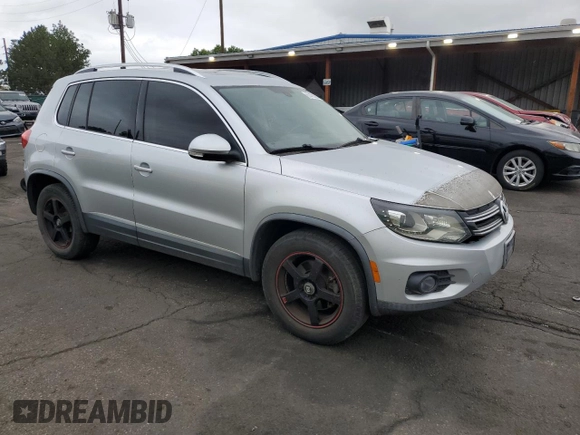 2012 Volkswagen Tiguan SE with VIN WVGBV7AX4CW540656, listed as a Copart auction lot 61473285 with 155,440 mi miles and Clean title. Bid and sale history available at DreamBid. Image 4.