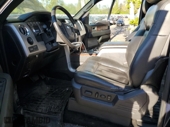 2010 Ford F-150 XL with VIN 1FTFW1EVXAFA21438, listed as a Copart auction lot 53559015 with 214,526 mi miles and Clean Title. Bid and sale history available at carsss.com. Image 7.