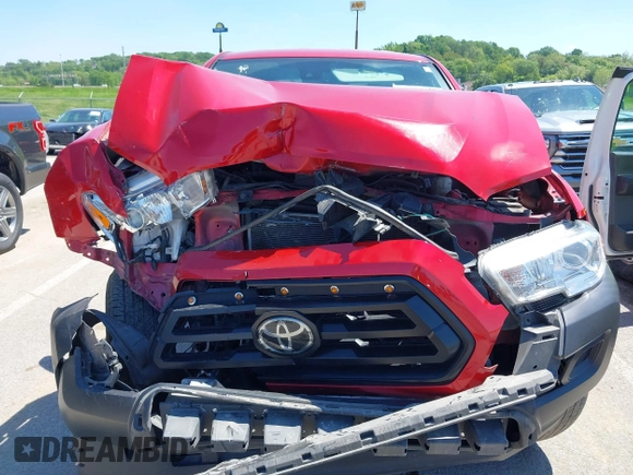 2021 Toyota Tacoma SR with VIN 3TYRX5GN6MT016261, listed as a IAAI auction lot 42203262 with 78,744 mi miles and . Bid and sale history available at DreamBid. Image 6.