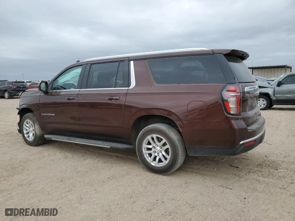 2022 Chevrolet Suburban LT with VIN 1GNSKCKDXNR251915, listed as a Copart auction lot 76591264 with 72,143 mi miles and Clean Title. Bid and sale history available at carsss.com. Image 2.