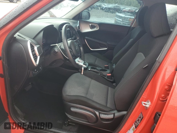 2021 Kia Soul S with VIN KNDJ23AU2M7142171, listed as a Copart auction lot 54244195 with 22,803 mi miles and Salvage Title. Bid and sale history available at DreamBid. Image 7.