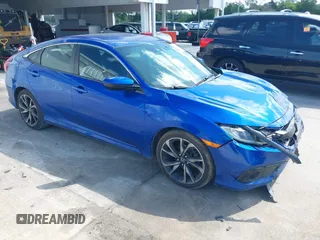 2019 Honda Civic Sport with VIN 2HGFC2F86KH525252, listed as a IAAI auction lot 41998144 with 79,417 mi miles and . Bid and sale history available at DreamBid. Image 1.