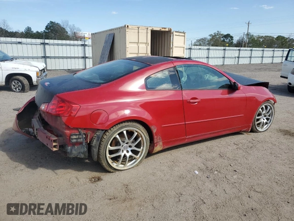 2004 Infiniti G35 Coupe w/Leather with VIN JNKCV54E34M305961, listed as a Copart auction lot 50844025 with 213,406 mi miles and Salvage Title. Bid and sale history available at carsss.com. Image 3.