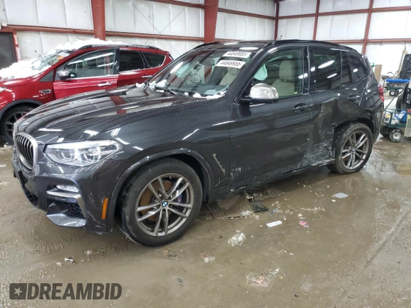 2019 BMW X3 M40i with VIN 5UXTS3C58K0Z03899, listed as a Copart auction lot 44849955 with Not Provided miles and Salvage Title. Bid and sale history available at DreamBid. Image 1.