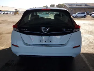 2019 Nissan LEAF SV with VIN 1N4AZ1CP9KC310549, listed as a Copart auction lot 62319525 with 58,778 mi miles and Salvage title. Bid and sale history available at DreamBid. Image 6.