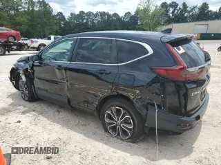 2020 Honda CR-V EX-L with VIN 7FART6H89LE015098, listed as a Copart auction lot 60462865 with 75,704 mi miles and Salvage title. Bid and sale history available at DreamBid. Image 2.