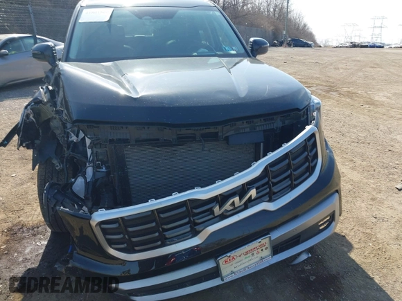 2023 Kia Telluride SX Prestige X-Pro with VIN 5XYP5DGC2PG365999, listed as a IAAI auction lot 41801800 with 38,088 mi miles and . Bid and sale history available at DreamBid. Image 13.