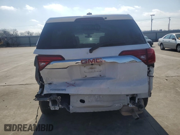 2019 GMC Acadia SLE with VIN 1GKKNKLA6KZ195437, listed as a Copart auction lot 44551295 with Not Provided miles and Salvage Title. Bid and sale history available at carsss.com. Image 6.