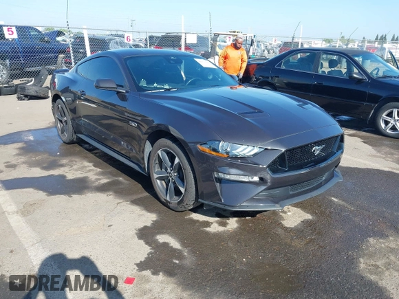 2022 Ford Mustang GT with VIN 1FA6P8CF6N5135181, listed as a IAAI auction lot 42171291 with 22,371 mi miles. Bid and sale history available at carsss.com. Image 1.