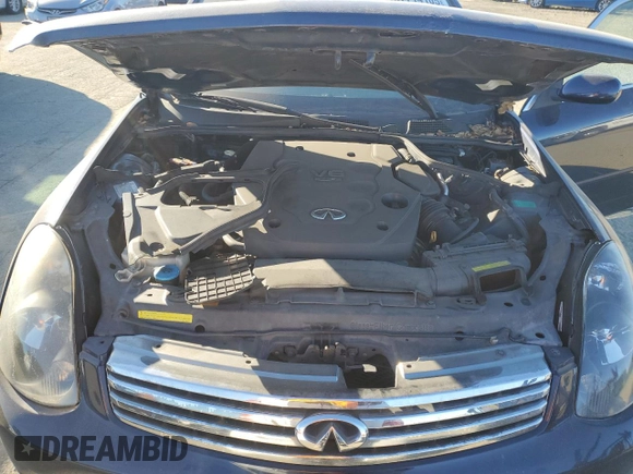 2003 Infiniti G35 w/Leather z VIN JNKCV51E23M015424, wystawiony jako Copart lot #87714105 z przebiegiem 174 773 mil mil oraz Szkoda całkowita • Salvage title. Historia ofert i sprzedaży dostępna na DreamBid. Obrazek 11.