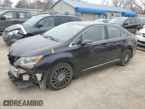 2010 Lexus HS 250h with VIN JTHBB1BA1A2004190, listed as a Copart auction lot 44452135 with 144,702 mi miles and Salvage Title. Bid and sale history available at DreamBid. Image 1.