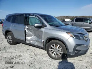 2019 Honda Pilot EX-L with VIN 5FNYF5H53KB034713, listed as a Copart auction lot 48163965 with 68,327 mi miles and Salvage Title. Bid and sale history available at DreamBid. Image 4.