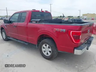 2021 Ford F-150 XL with VIN 1FTFX1E51MKE66465, listed as a IAAI auction lot 42420527 with 95,815 mi miles and . Bid and sale history available at DreamBid. Image 3.