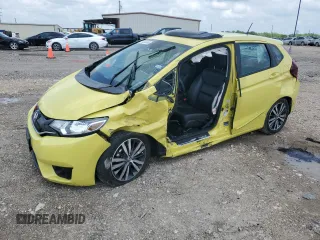 2015 Honda Fit EX-L z VIN 3HGGK5H88FM767022, wystawiony jako Copart lot #54666865 z przebiegiem 45 663 mil mil oraz Szkoda całkowita • Salvage title. Historia ofert i sprzedaży dostępna na DreamBid. Obrazek 1.